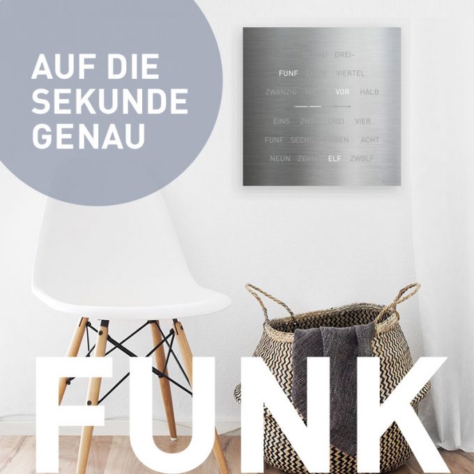 OCUVIA® · Wortuhr Funk-Modul als Erweiterung · Wortuhren-Manufaktur Berlin